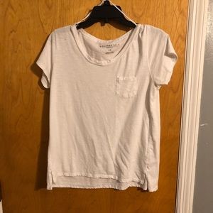 White Aeropostale crew neck blouse